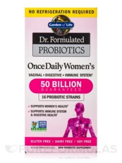 Dr. Formulated Probiotics Once Daily Women's - 30 Vegetarian Capsules -Garden Of Life Shop images 126