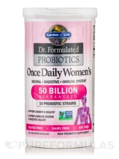 Dr. Formulated Probiotics Once Daily Women's - 30 Vegetarian Capsules -Garden Of Life Shop images 131