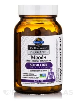 Dr. Formulated Probiotics Mood+ - 60 Vegetarian Capsules -Garden Of Life Shop images 142