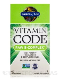 Vitamin Code® - Raw B Complex™ - 60 Vegan Capsules 14 Vitamin Code® - Raw B Complex™ - 60 Vegan Capsules -Garden Of Life Shop images 165