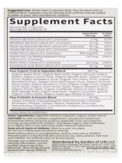 Vitamin Code® - Raw B Complex™ - 60 Vegan Capsules 18 Vitamin Code® - Raw B Complex™ - 60 Vegan Capsules -Garden Of Life Shop images 169