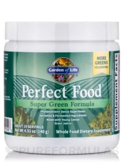 Perfect Food® - Super Green Formula - 4.94 Oz (140 Grams)