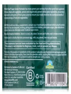 Perfect Food® - Super Green Formula - 4.94 Oz (140 Grams) 9 Perfect Food® - Super Green Formula - 4.94 Oz (140 Grams) -Garden Of Life Shop images 184