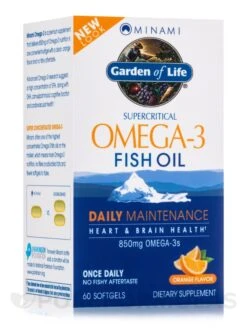 Minami Supercritical Omega-3 Fish Oil, Orange Flavor - 60 Softgels