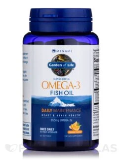 Minami Supercritical Omega-3 Fish Oil, Orange Flavor - 60 Softgels -Garden Of Life Shop images 193