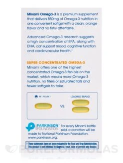 Minami Supercritical Omega-3 Fish Oil, Orange Flavor - 60 Softgels -Garden Of Life Shop images 197