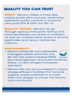 Minami Supercritical Omega-3 Fish Oil, Orange Flavor - 60 Softgels -Garden Of Life Shop images 199