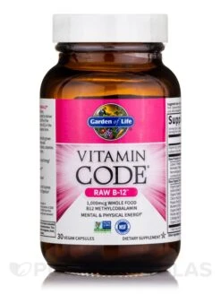 Vitamin Code® - Raw Vitamin B12 - 30 Vegan Capsules -Garden Of Life Shop images 204