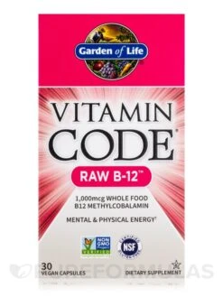 Vitamin Code® - Raw Vitamin B12 - 30 Vegan Capsules -Garden Of Life Shop images 205
