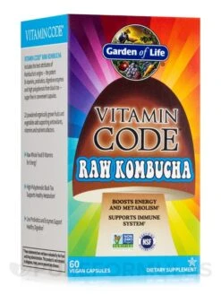 Vitamin Code® - Raw Kombucha - 60 Vegan Capsules
