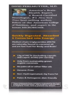 Dr. Formulated Brain Health 100% Organic Coconut MCT Oil, Unflavored - 16 Fl. Oz (473 Ml) 9 Dr. Formulated Brain Health 100% Organic Coconut MCT Oil, Unflavored - 16 Fl. Oz (473 Ml) -Garden Of Life Shop images 235