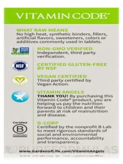 Vitamin Code® - Raw B-Complex™ - 120 Vegan Capsules -Garden Of Life Shop images 261
