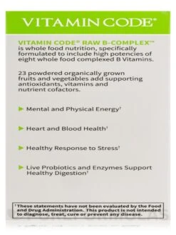 Vitamin Code® - Raw B-Complex™ - 120 Vegan Capsules -Garden Of Life Shop images 262