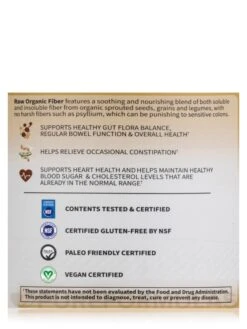 RAW Organic Fiber - 28.32 Oz (803 Grams) -Garden Of Life Shop images 268
