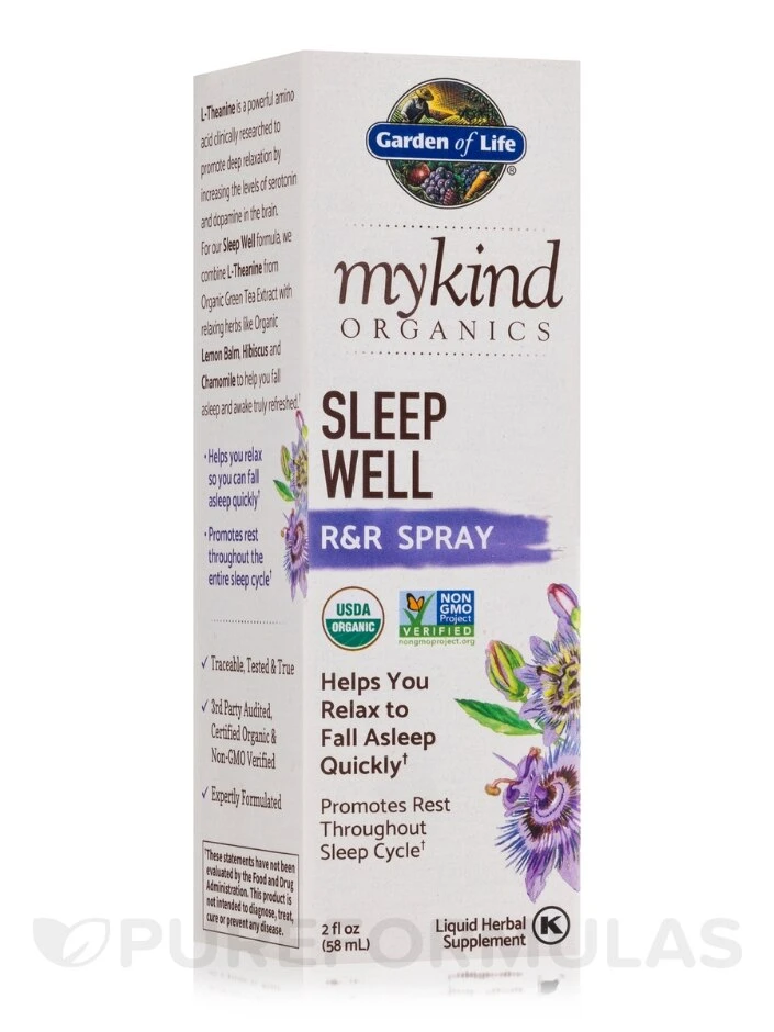 Mykind Organics Sleep Well Rest & Refresh Spray - 2 Fl. Oz (58 Ml) 1 Mykind Organics Sleep Well Rest & Refresh Spray - 2 Fl. Oz (58 Ml)