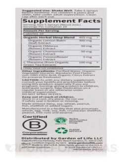 Mykind Organics Sleep Well Rest & Refresh Spray - 2 Fl. Oz (58 Ml) 18 Mykind Organics Sleep Well Rest & Refresh Spray - 2 Fl. Oz (58 Ml) -Garden Of Life Shop images 276