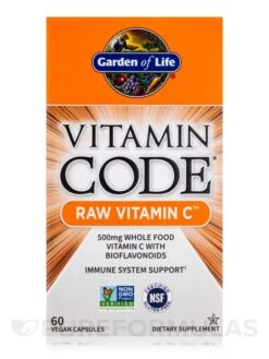 Vitamin Code® - Raw Vitamin C - 60 Vegan Capsules -Garden Of Life Shop images 283