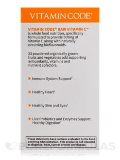 Vitamin Code® - Raw Vitamin C - 60 Vegan Capsules -Garden Of Life Shop images 286