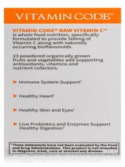 Vitamin Code® - Raw Vitamin C - 60 Vegan Capsules -Garden Of Life Shop images 289
