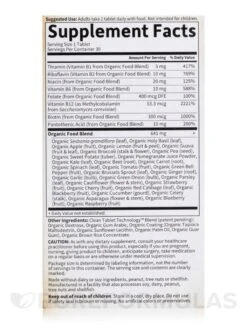 Mykind Organics B-Complex - 30 Vegan Tablets -Garden Of Life Shop images 295