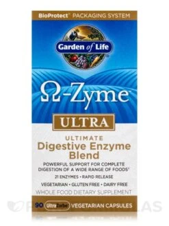 Omega-Zyme Ultra - 90 Vegetarian Capsules -Garden Of Life Shop images 3