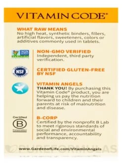 Vitamin Code® - Raw D3™ 2000 IU - 60 Vegetarian Capsules -Garden Of Life Shop images 321