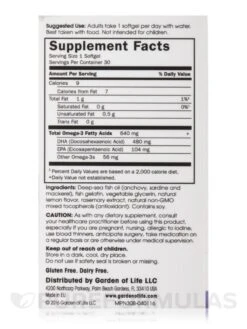 Minami Supercritical Prenatal Omega-3 Fish Oil, Lemon Flavor - 30 Softgels 12 Minami Supercritical Prenatal Omega-3 Fish Oil, Lemon Flavor - 30 Softgels -Garden Of Life Shop images 364