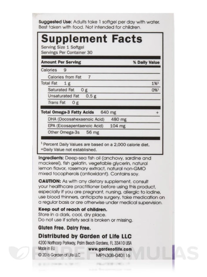 Minami Supercritical Prenatal Omega-3 Fish Oil, Lemon Flavor - 30 Softgels 3 Minami Supercritical Prenatal Omega-3 Fish Oil, Lemon Flavor - 30 Softgels - Image 3