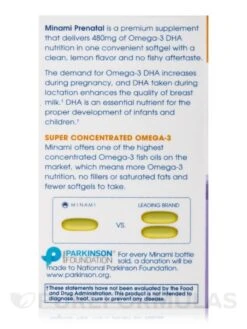 Minami Supercritical Prenatal Omega-3 Fish Oil, Lemon Flavor - 30 Softgels 14 Minami Supercritical Prenatal Omega-3 Fish Oil, Lemon Flavor - 30 Softgels -Garden Of Life Shop images 366
