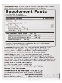 Minami Supercritical Prenatal Omega-3 Fish Oil, Lemon Flavor - 30 Softgels 16 Minami Supercritical Prenatal Omega-3 Fish Oil, Lemon Flavor - 30 Softgels -Garden Of Life Shop images 368