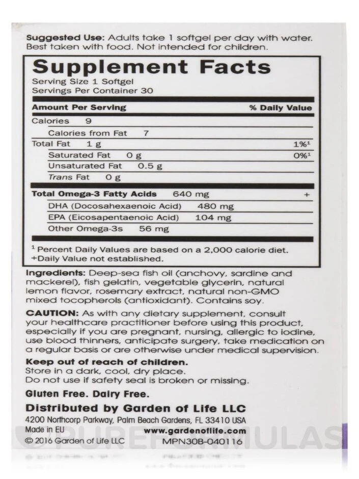 Minami Supercritical Prenatal Omega-3 Fish Oil, Lemon Flavor - 30 Softgels 7 Minami Supercritical Prenatal Omega-3 Fish Oil, Lemon Flavor - 30 Softgels - Image 7