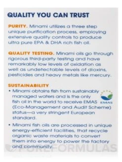 Minami Supercritical Prenatal Omega-3 Fish Oil, Lemon Flavor - 30 Softgels 17 Minami Supercritical Prenatal Omega-3 Fish Oil, Lemon Flavor - 30 Softgels -Garden Of Life Shop images 369