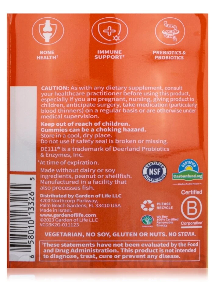 Vitamin Code® D3 And K2, Raspberry Lemon Flavor - 45 Gummies 5 Vitamin Code® D3 And K2, Raspberry Lemon Flavor - 45 Gummies - Image 5