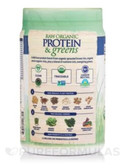 Raw Protein And Greens Vanilla - 19.40 Oz (550 Grams) 7 Raw Protein And Greens Vanilla - 19.40 Oz (550 Grams) -Garden Of Life Shop images 396