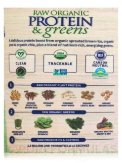 Raw Protein And Greens Vanilla - 19.40 Oz (550 Grams) 9 Raw Protein And Greens Vanilla - 19.40 Oz (550 Grams) -Garden Of Life Shop images 398