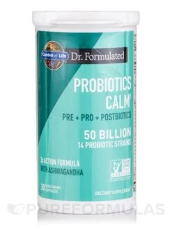 Dr. Formulated Probiotics Calm 50 Billion - 30 Vegetarian Capsules -Garden Of Life Shop images 40