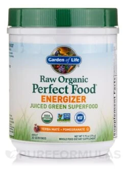 Raw Organic Perfect Food® Energizer Juiced Green Superfood Powder - 9.8 Oz (279 Grams)