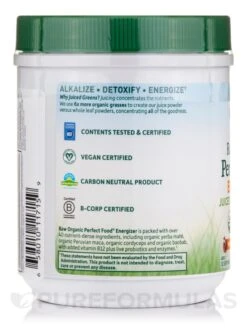 Raw Organic Perfect Food® Energizer Juiced Green Superfood Powder - 9.8 Oz (279 Grams) -Garden Of Life Shop images 407