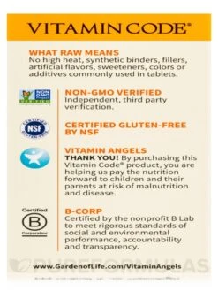 Vitamin Code® - Raw D3™ 5000 IU - 60 Vegetarian Capsules -Garden Of Life Shop images 471