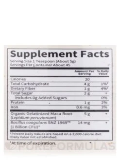 Mykind Organics Maca Root Energy Boost Powder - 7.93 Oz (225 Grams) -Garden Of Life Shop images 479