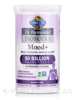 Dr. Formulated Probiotics Mood+ (Shelf Stable) - 60 Vegetarian Capsules 13 Dr. Formulated Probiotics Mood+ (Shelf Stable) - 60 Vegetarian Capsules -Garden Of Life Shop images 499