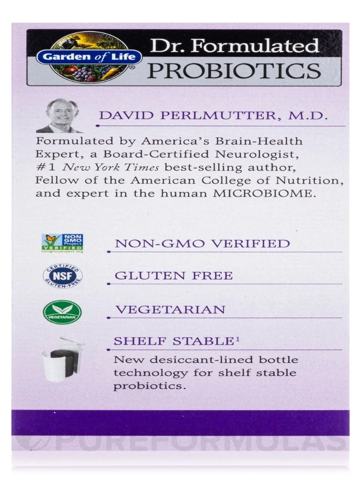 Dr. Formulated Probiotics Mood+ (Shelf Stable) - 60 Vegetarian Capsules 9 Dr. Formulated Probiotics Mood+ (Shelf Stable) - 60 Vegetarian Capsules - Image 9