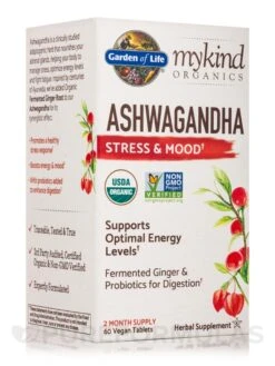Mykind Organics Ashwaganda Stress & Mood - 60 Vegan Tablets