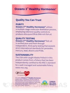 Oceans 3™ - Healthy Hormones™ - 90 Softgels -Garden Of Life Shop images 54