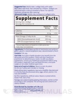 Oceans 3™ - Oceans Mom™ - 30 Softgels -Garden Of Life Shop images 553