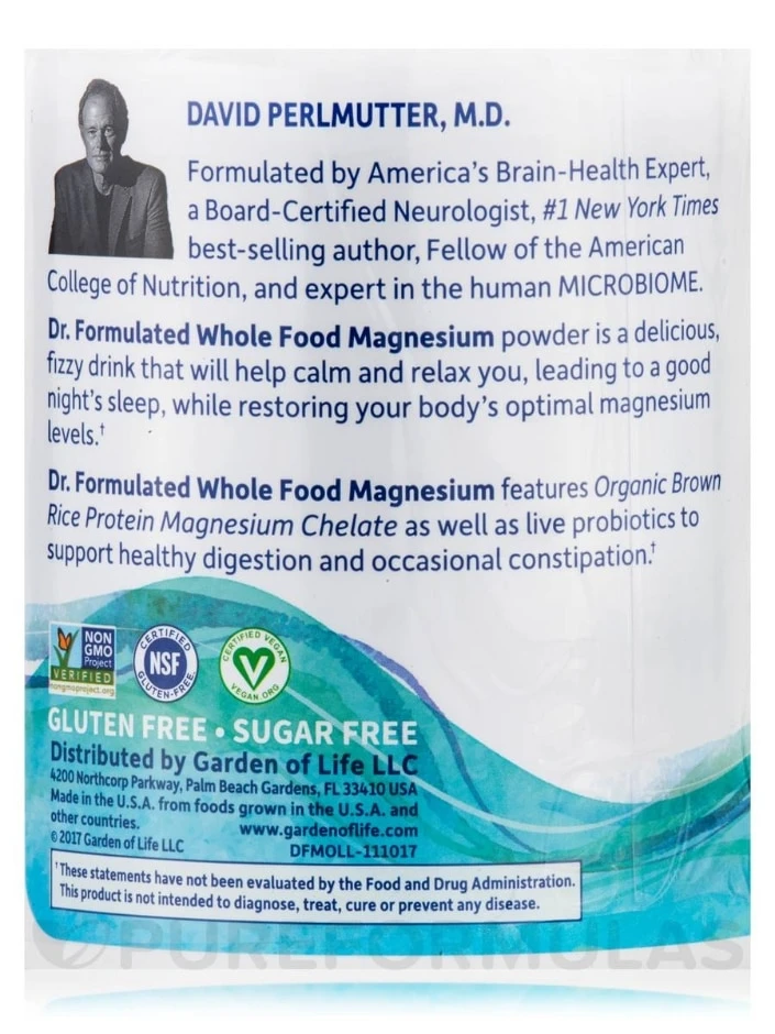 Dr. Formulated Whole Food Magnesium, Orange Flavor - 14.8 Oz (419.5 Grams) 5 Dr. Formulated Whole Food Magnesium, Orange Flavor - 14.8 Oz (419.5 Grams) - Image 5