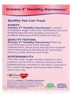 Oceans 3™ - Healthy Hormones™ - 90 Softgels -Garden Of Life Shop images 57