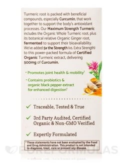Mykind Organics Maximum Strength Turmeric Joints & Mobility - 30 Vegan Tablets -Garden Of Life Shop images 570