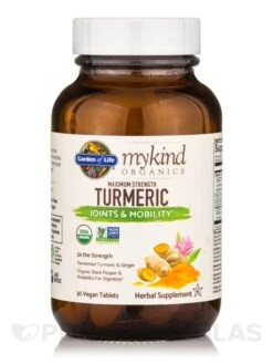 Mykind Organics Maximum Strength Turmeric Joints & Mobility - 30 Vegan Tablets -Garden Of Life Shop images 572