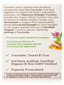 Mykind Organics Maximum Strength Turmeric Joints & Mobility - 30 Vegan Tablets -Garden Of Life Shop images 575
